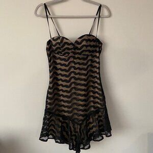 NWOT  Banjul Spaghetti Strap Lace Mini Dress
